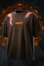 Agni oversized premium T-shirt – Guardian of the Sacred Flame | TRENDWEAR