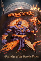 Agni oversized premium T-shirt – Guardian of the Sacred Flame | TRENDWEAR