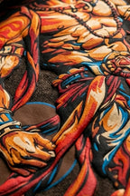 Mahabali Hanuman Oversized Acid Wash T-Shirt | Premium 240 GSM Cotton | TRENDWEAR