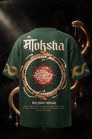 मोक्ष Green Printed Exclusive T-shirt Epic Collection