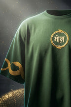 मोक्ष Green Printed Exclusive T-shirt Epic Collection