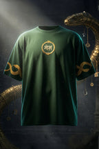मोक्ष Green Printed Exclusive T-shirt Epic Collection