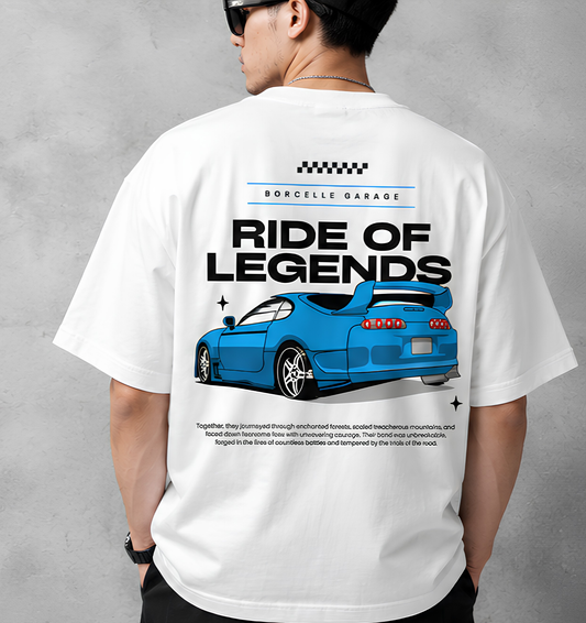 Ride of Legends JDM Car Graphic T-Shirt – Japanese Sports Car Oversized Streetwear Tee | Unisex Racing ShirtUnisex Basic T-Shirt